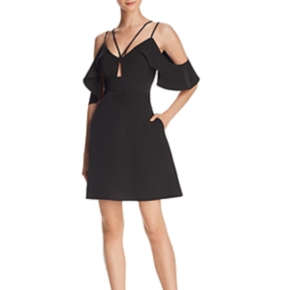 Final!Laundry By Shelli Segal Cold-Shoulder  Dress